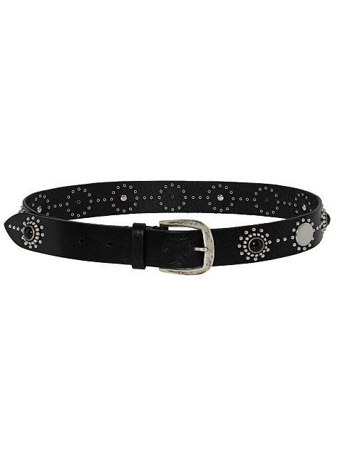 Black leather belt, 1
