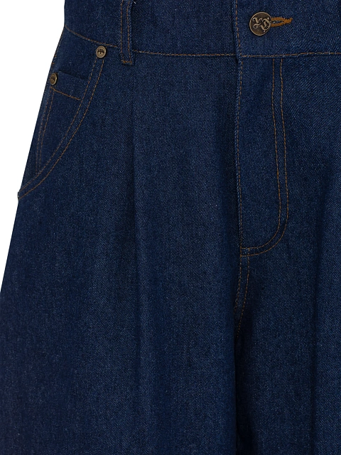 Blue Cotton Banana Jeans, 3