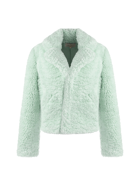 Mint Cropped Faux Fur Coat, 1 Mint Cropped Faux Fur Coat, 1