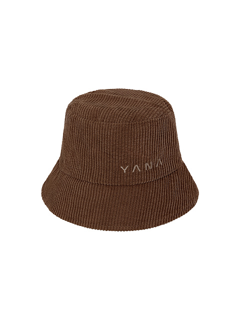 Chocolate Embroidery Corduroy Bucket Hat, 1 Chocolate Embroidery Corduroy Bucket Hat, 1