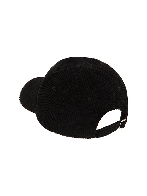 Black & Neon Pink YD Embroidered Corduroy Cap, 3