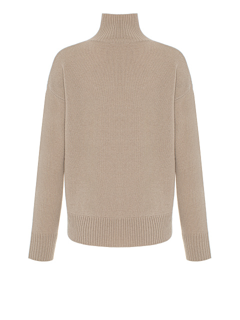 Beige Royal Cashmere Turtleneck Sweater, 2 Beige Royal Cashmere Turtleneck Sweater, 2