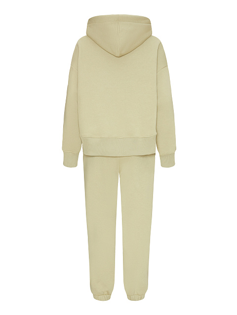 Stars Embroidered Olive Green Jersey Suit, 2