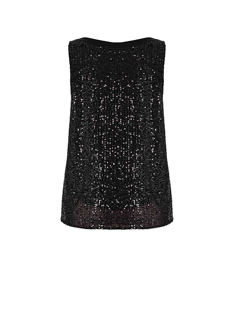 Black sequin top, 4 Black sequin top, 4