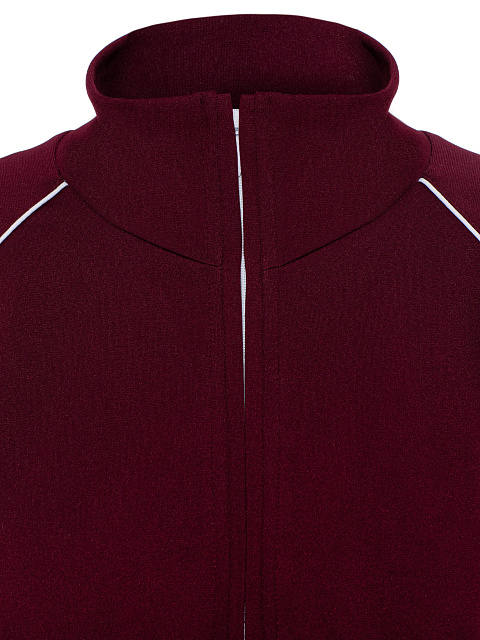 Bordeaux Tracksuit Of Sweatshirt And Mini Skirt, 6 Bordeaux Tracksuit Of Sweatshirt And Mini Skirt, 6