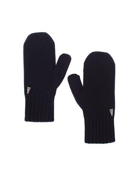Black Cashmere Mittens, 1