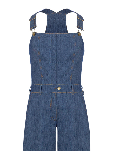 Blue Denim Jumpsuit, 3 Blue Denim Jumpsuit, 3