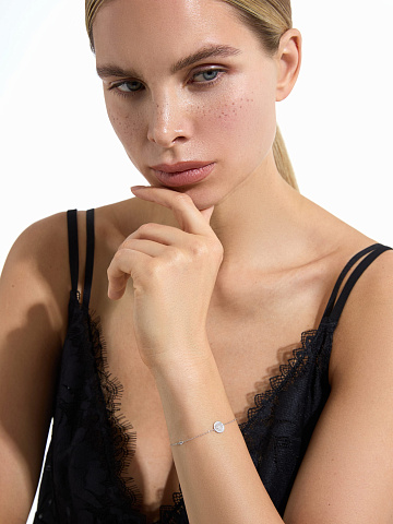 White Gold & Diamonds "Libra" Bracelet, 2