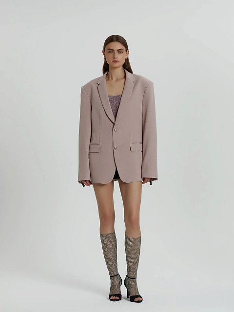 Pink oversized blazer, 7