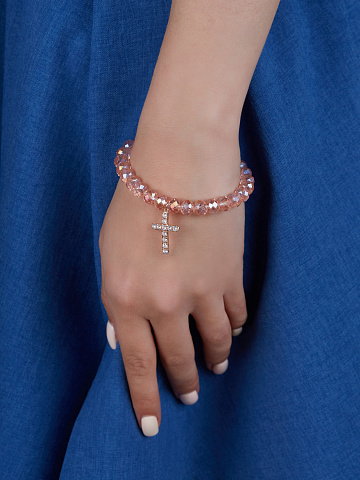 Quartz Mystic & Round Cubic Zirconia & Silver Bracelet, 2