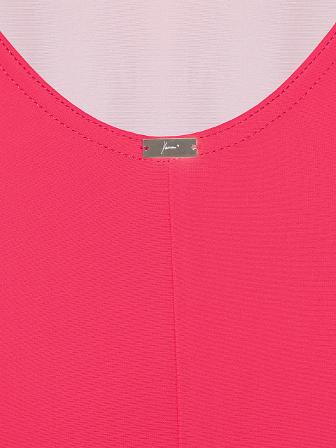 Hot Pink Open Back Swimsuit, 3