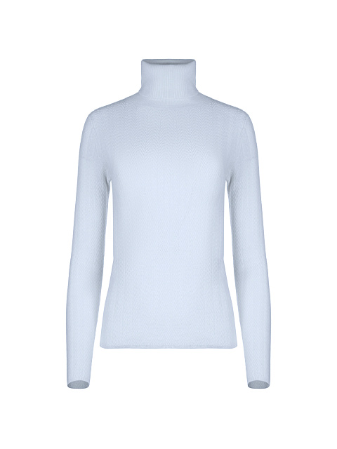 Blue Cashmere Turtleneck, 1 Blue Cashmere Turtleneck, 1