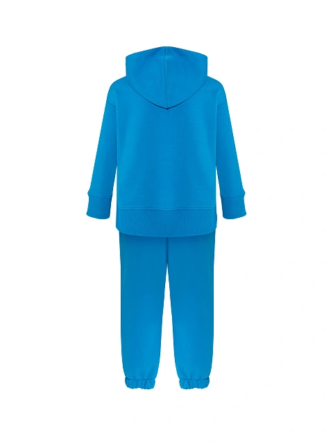 Kid's Blue Embroidered Jersey Tracksuit, 2 Kid's Blue Embroidered Jersey Tracksuit, 2