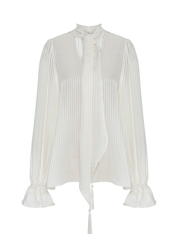 White silk blouse, 1