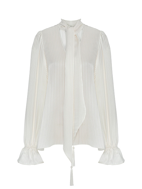 White silk blouse, 1