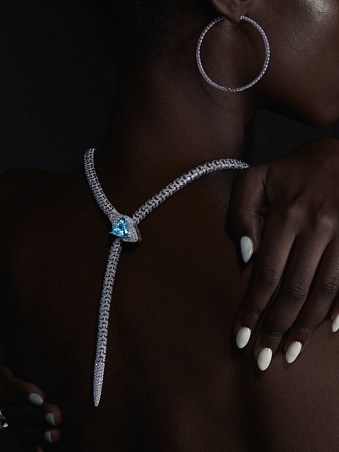 White Gold & Tourmaline Necklace, 7