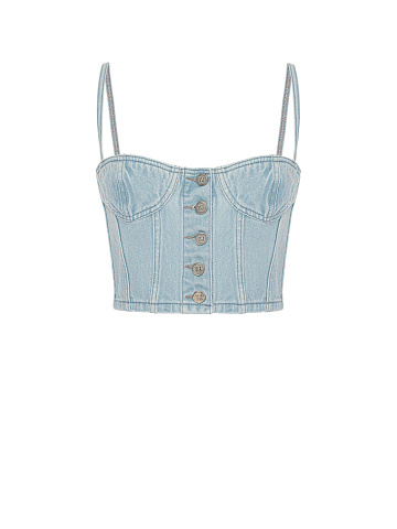 Light Blue Denim Top, 1