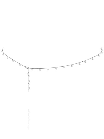 Cubic Zirkonia & Silver Body Chain, 1