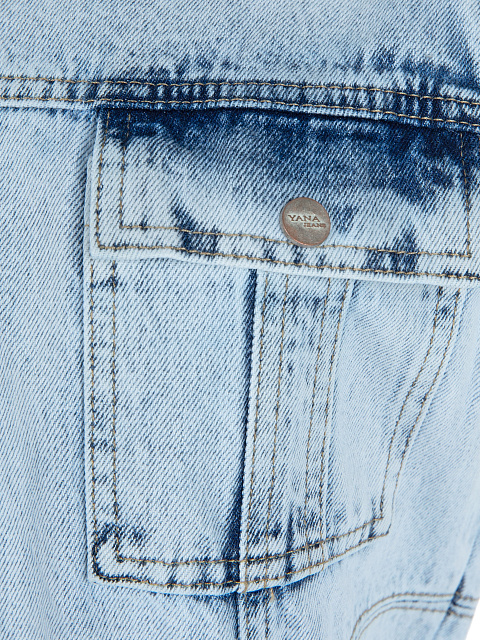 Light Blue Denim Jumpsuit, 5