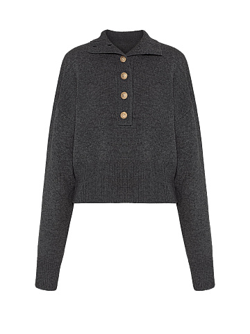 Grey merino wool jumper, 1