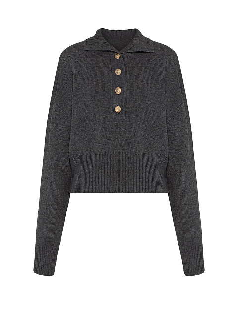 Grey merino wool jumper, 1