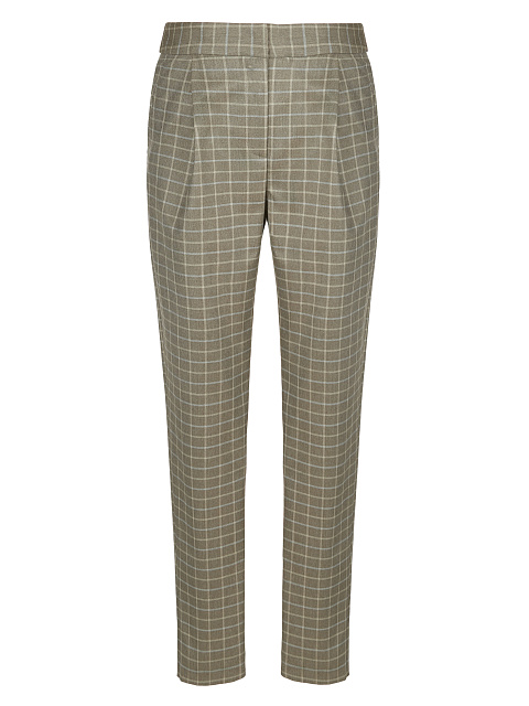 Light Grey Checked Pantsuit, 3 Light Grey Checked Pantsuit, 3