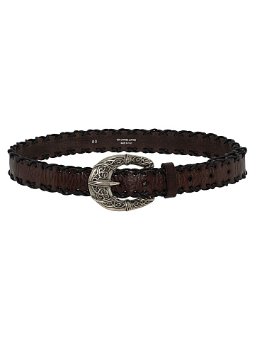 Brown leather belt, 1