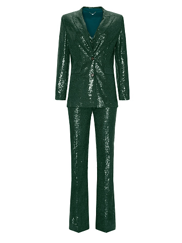 Green Sequined Three-Piece Suit, 2