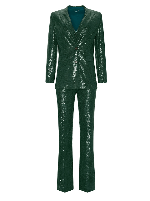 Green Sequined Three-Piece Suit, 2