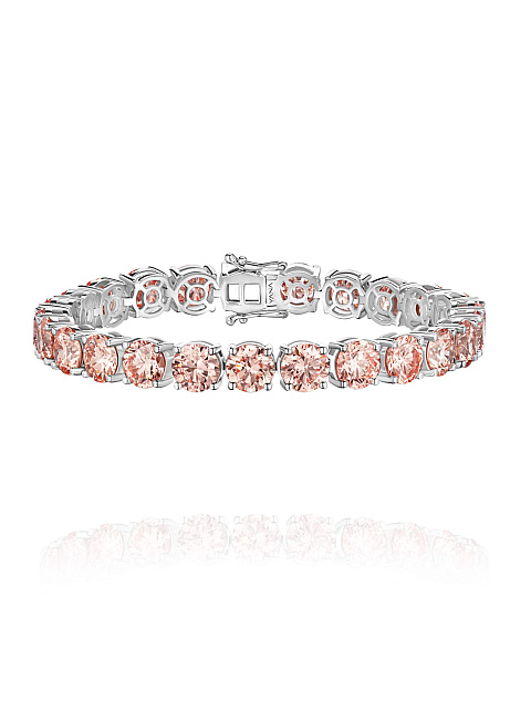 Bracelet with pink LG diamonds, 1