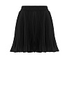 Черная плиссированная юбка-мини