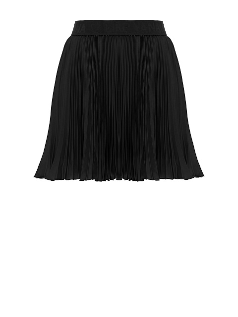 Black Pleated Mini Skirt, 1