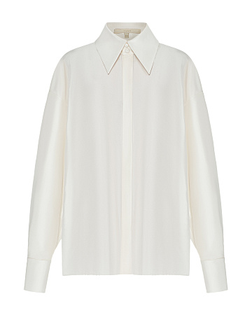 White silk shirt, 1