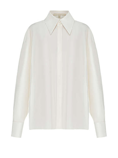 White silk shirt, 1 White silk shirt, 1