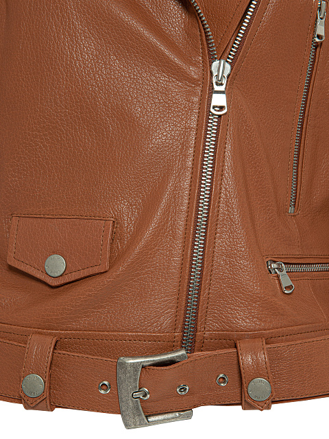 Brown Biker Jacket, 3