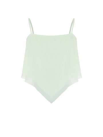 Mint camisole top with thin straps, 1