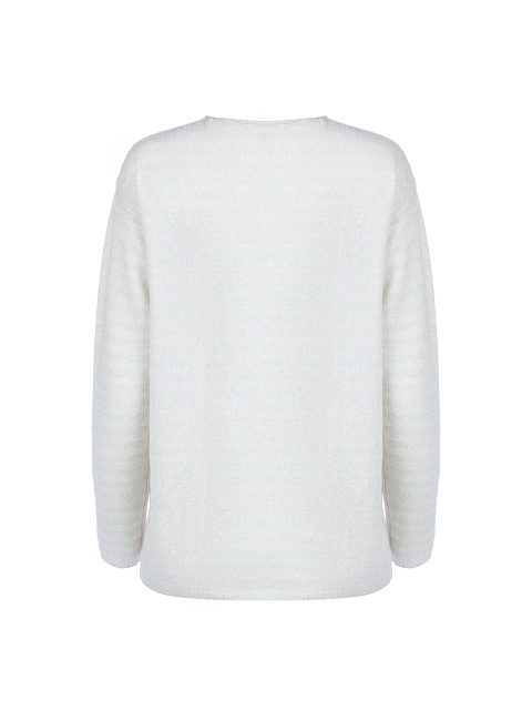 Light striped cashmere pullover with lurex, 2 Light striped cashmere pullover with lurex, 2