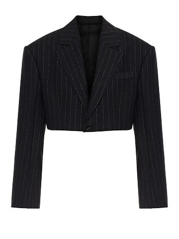 Black striped jacket, 1