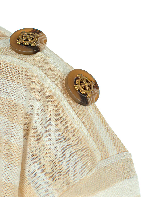 Yellow & White Striped Longsleeve T-shirt, 3 Yellow & White Striped Longsleeve T-shirt, 3