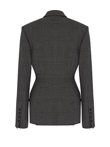 Grey checked blazer, 2