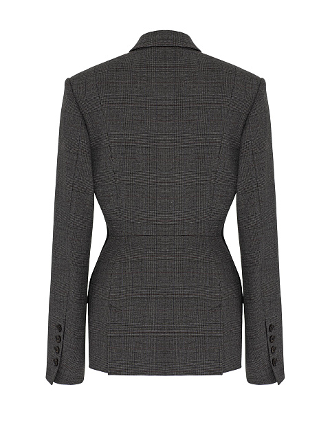 Grey checked blazer, 2