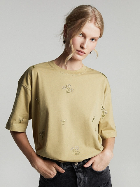 Yellow Gold, Garnet & Diamonds Earrings, 4