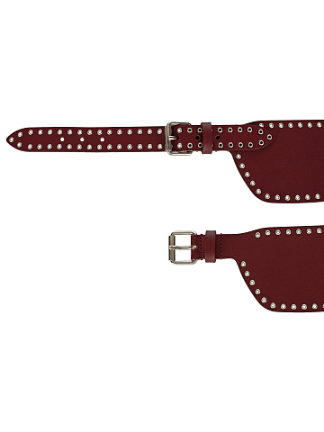 Bordeaux Leather Belt, 2