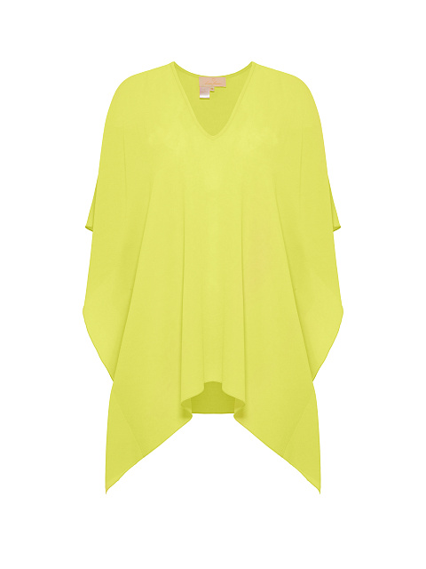 Neon Yellow Chiffon Tunic, 1 Neon Yellow Chiffon Tunic, 1