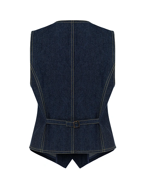 Blue Denim Vest, 2