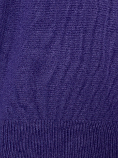 Men's Violet Cashmere Turtleneck Sweater, 3