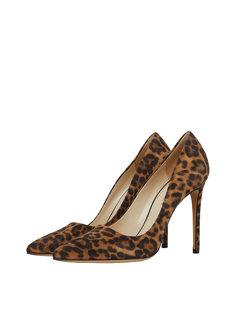 Leopard Print Suede Pumps, 1 Leopard Print Suede Pumps, 1