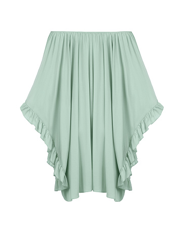 Green Off-Shoulder Dress, 2