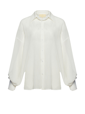 White Chiffon Blouse, 1
