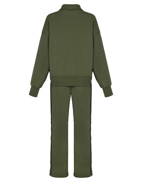 Dark Green Jersey Suit, 2